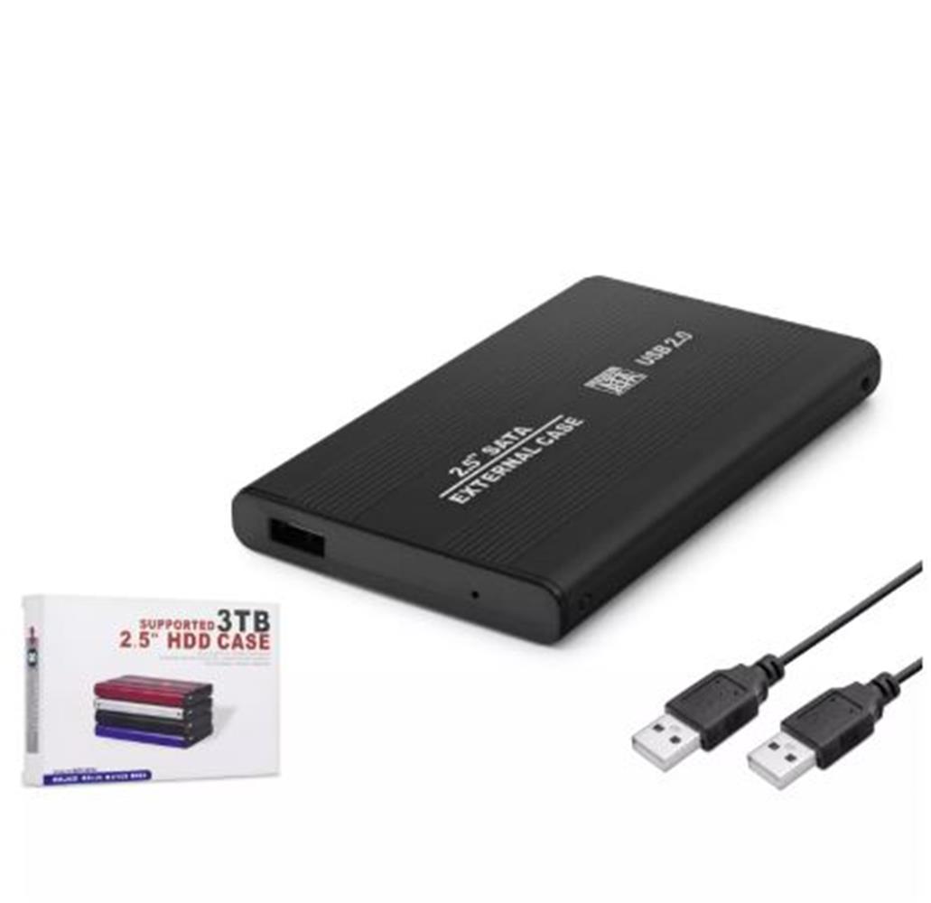 HADRON HDX1758 2.5" HDD KUTUSU USB2.0 METAL SATA SİYAH