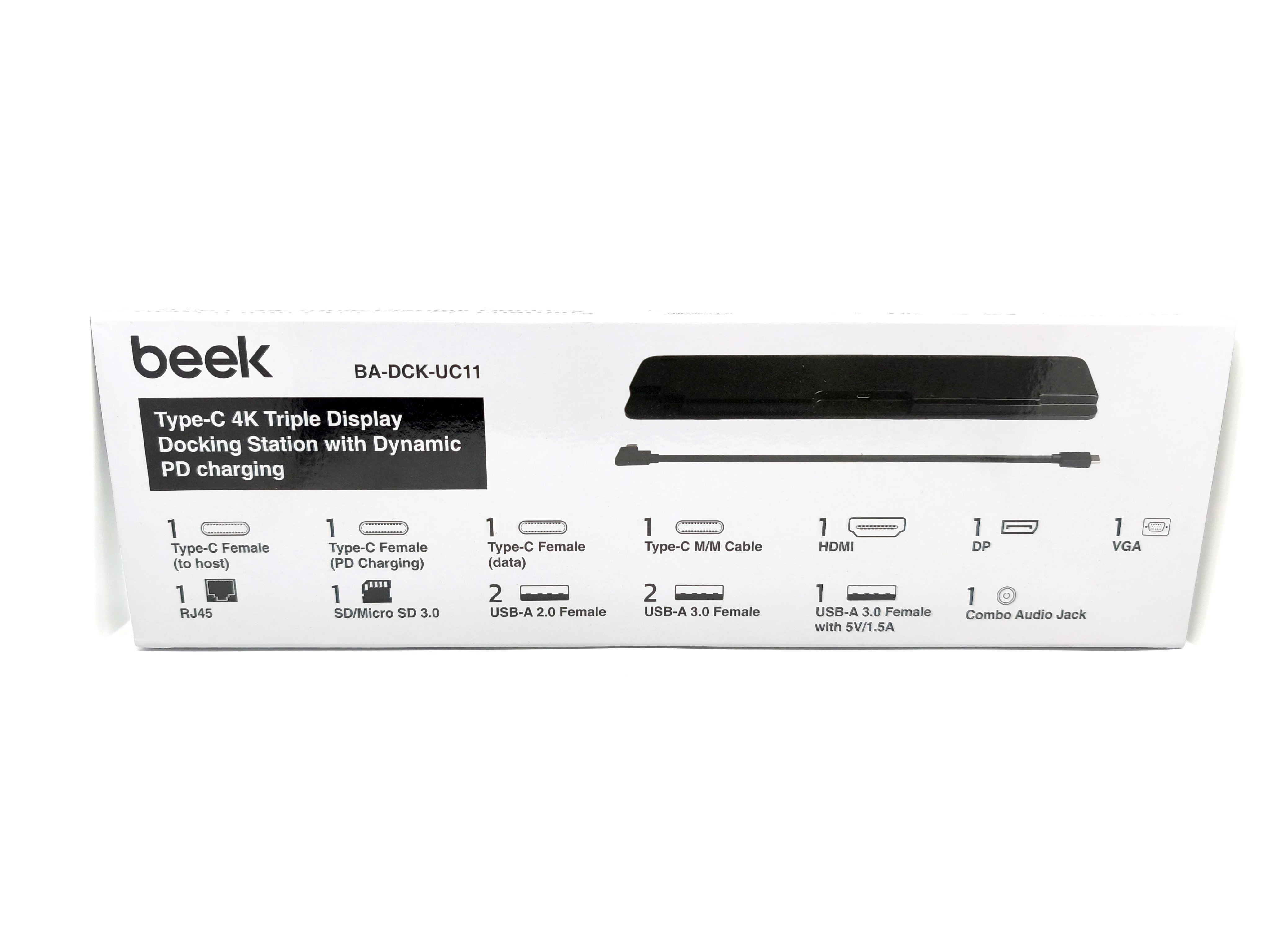 BEEK BA-DCK-UC11 11 in 1 USB Tip C Docking Station - görsel 8