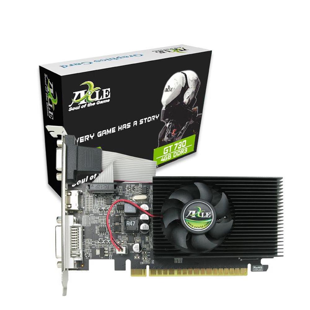 Axle GeForce GT730 AX-GT730/4GD3P8CDIL 4GB GDDR3 128Bit DX12 Ekran Kartı - görsel 2
