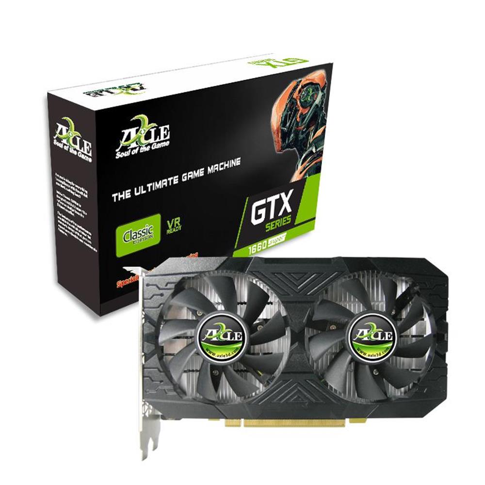 Axle GeForce GTX1660 Super Ver.1.12 AX-GTX1660S 6GB GDDR6 192Bit DX12 Gaming (Oyuncu) Ekran Kartı - görsel 2