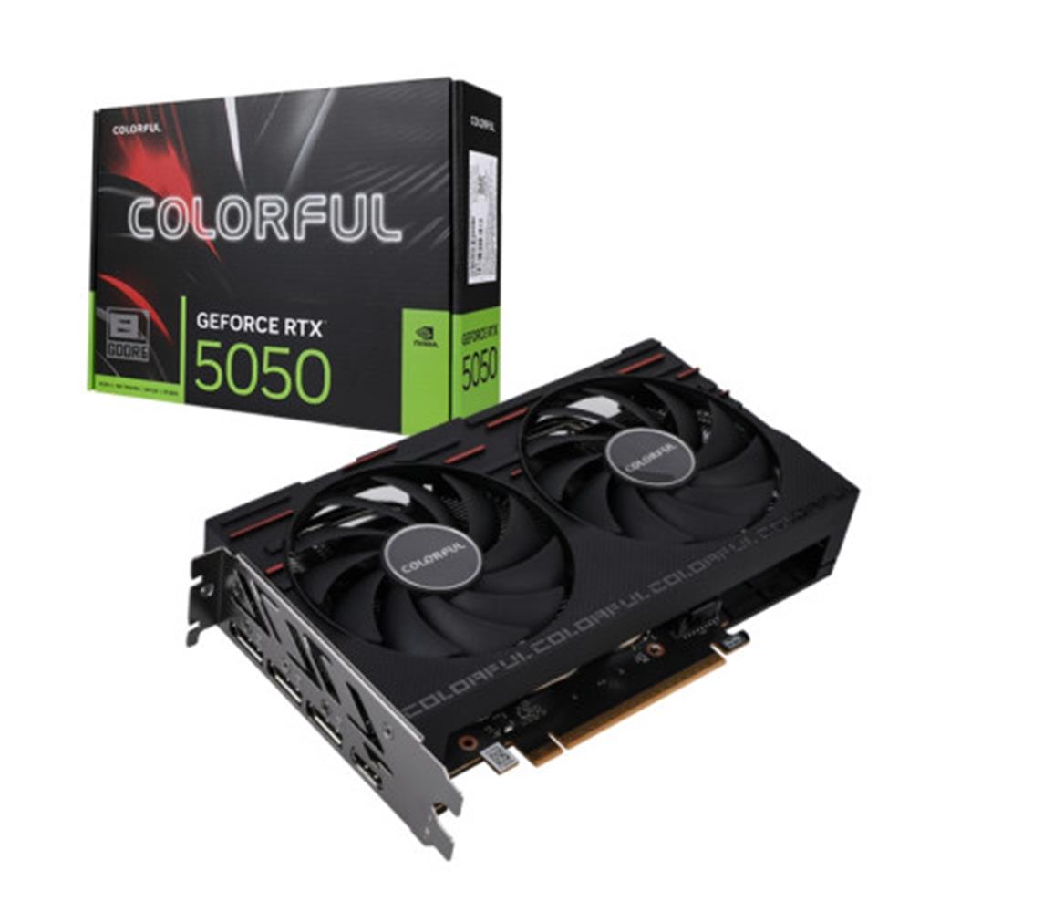 Colorful GeForce RTX5050 Gaming Duo 8GB-V Siyah AEAE1CLF0045 Ekran Kartı - görsel 2