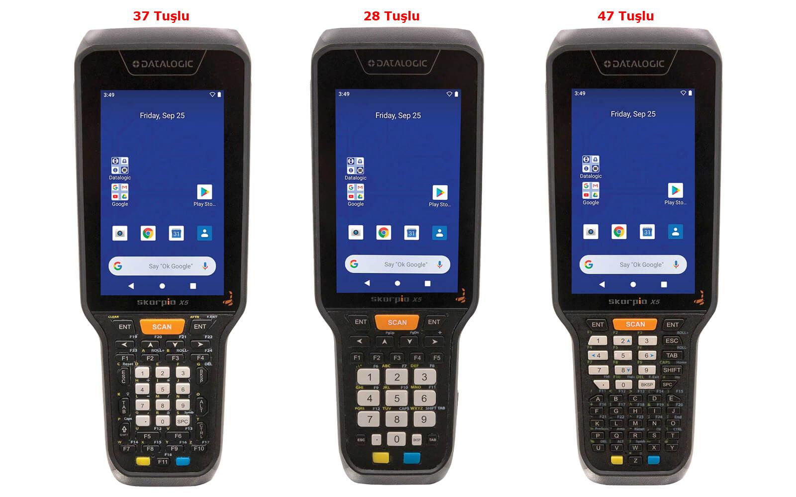 Datalogic Skorpio X5 Karekod,Android 10, 4.3 inch ekran 28 Tuş El Terminali - görsel 10