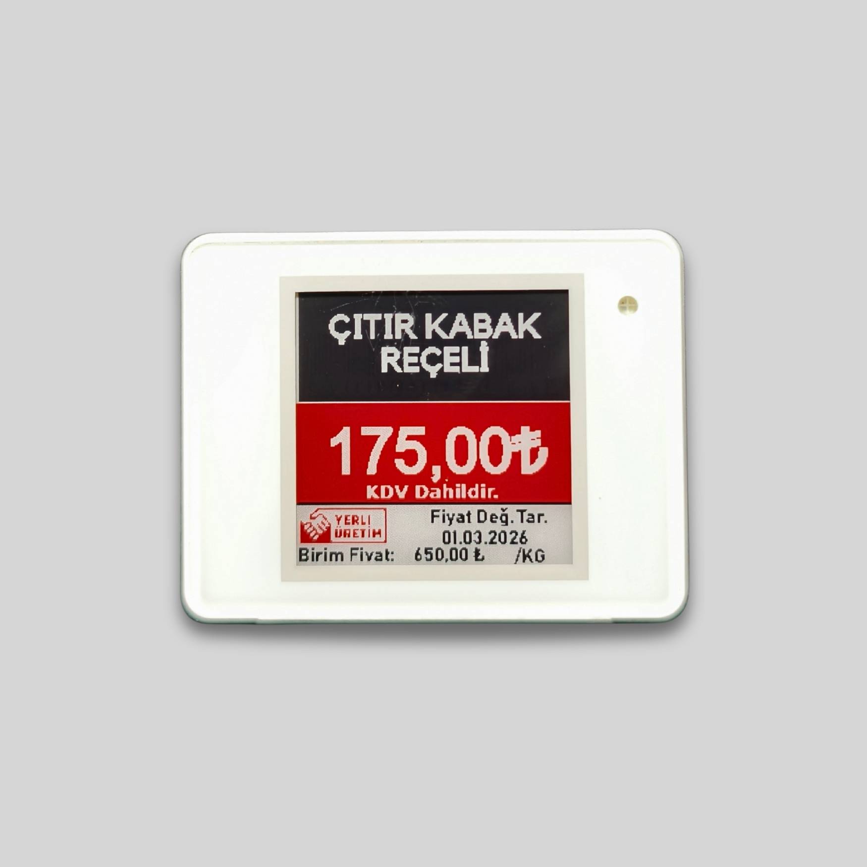 1.54 İnç ELEKTRONİK RAF ETİKETİ (BWRY)