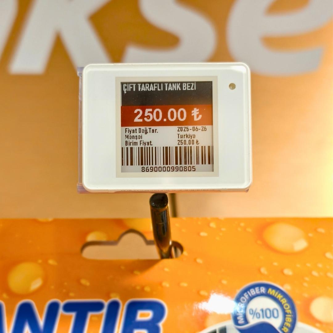 1.54 İnç ELEKTRONİK RAF ETİKETİ (BWRY) - görsel 3