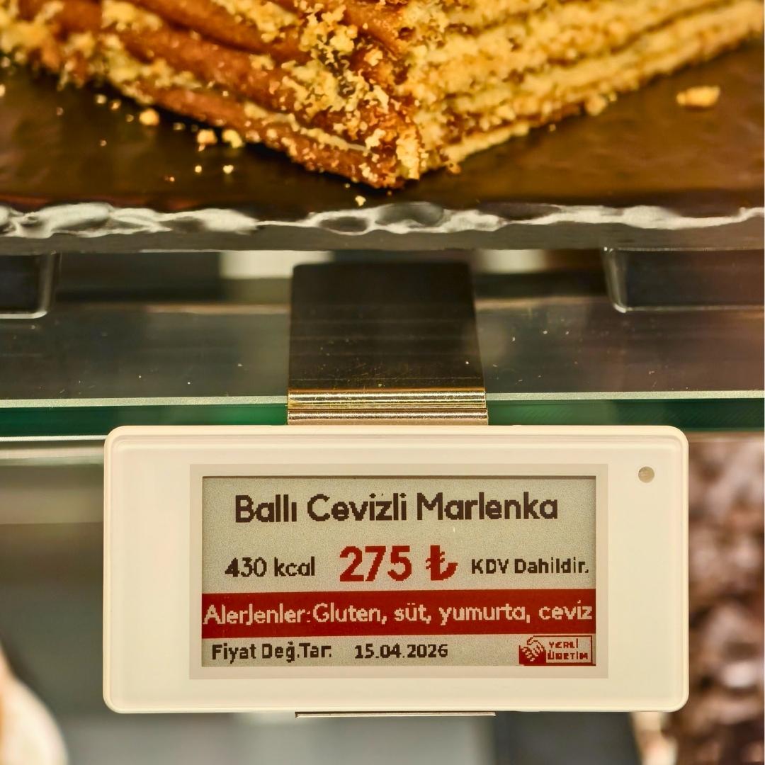 2,13 inç Elektronik Raf Etiketi (BWRY) - görsel 18
