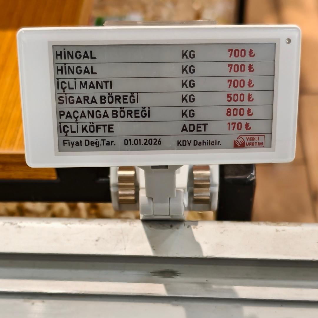 3.5 İnç ELEKTRONİK RAF ETİKETİ (BWRY) - görsel 6