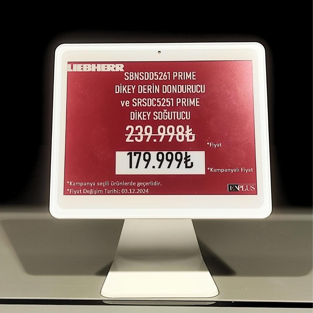 5.8 İnç ELEKTRONİK RAF ETİKETİ (BWRY) - görsel 4