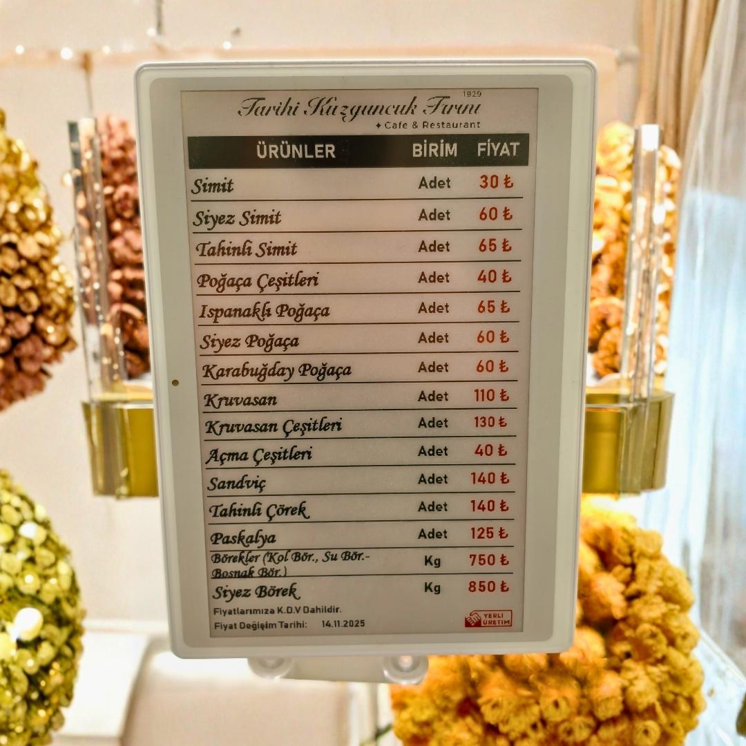 7,5 inç Elektronik Raf Etiketi (BWRY) - görsel 11