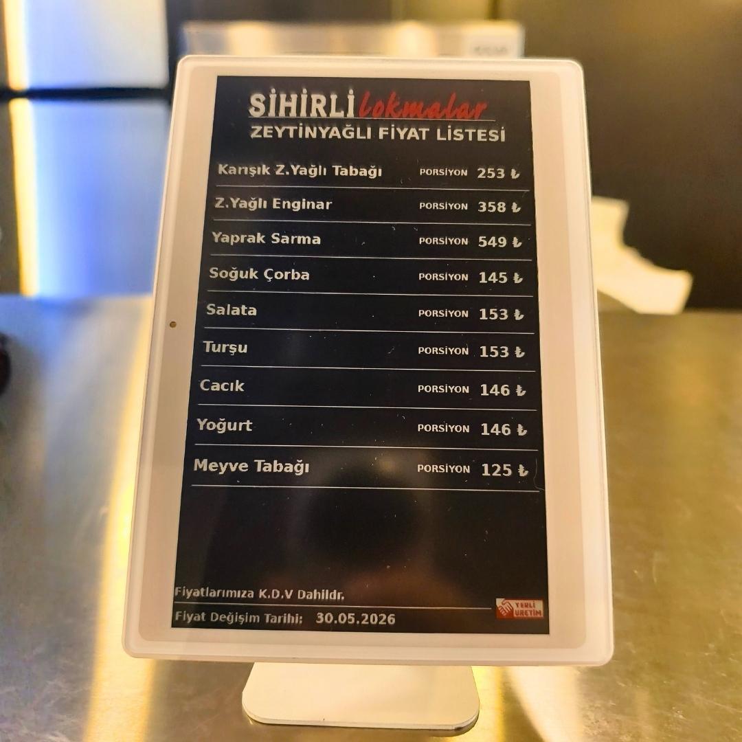 7,5 inç Elektronik Raf Etiketi (BWRY) - görsel 14