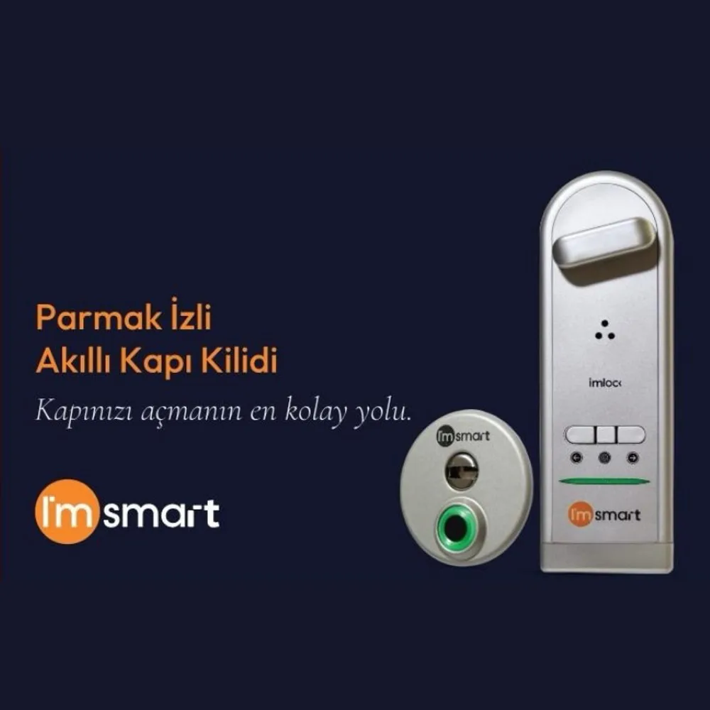 İM-AK-01 Parmak İzli Akıllı Kilit Comfort - görsel 2
