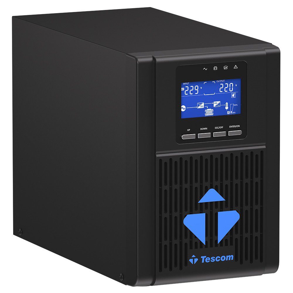 Tescom NeoLine 1KVA 1F/1F [2x9AH] Online Ups - görsel 2