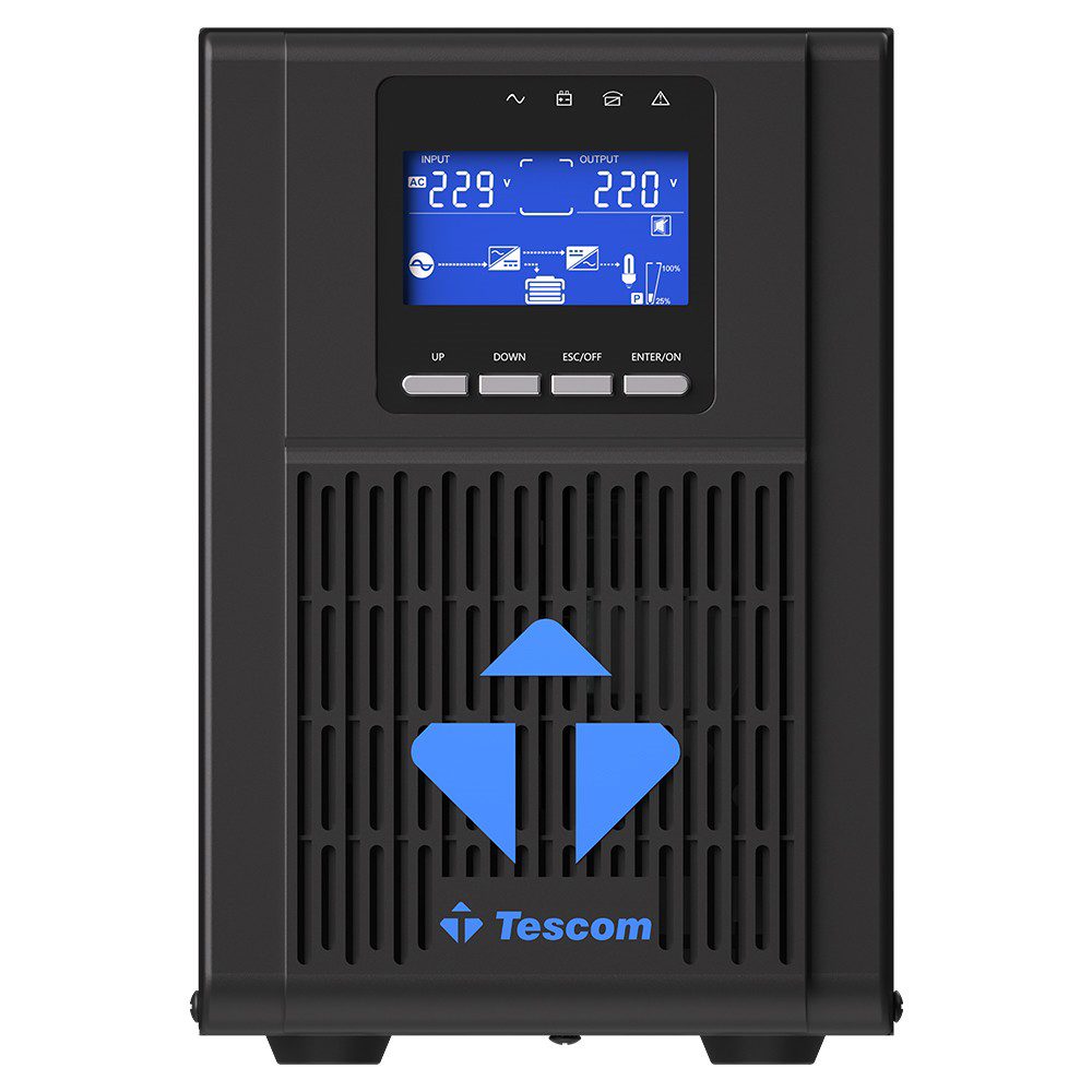 Tescom NeoLine 1KVA 1F/1F [2x9AH] Online Ups - görsel 3