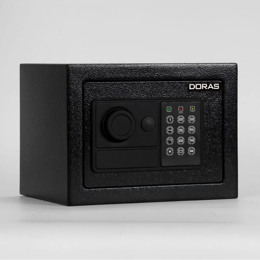 Doras Elektronik Şifreli ve Anahtarlı Çelik Kasa / 17 Serisi Ev ve Otel Tipi - görsel 2