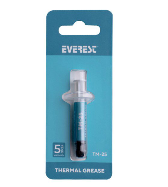 Everest TM-25 Gri 0.5g 13.4w/m.K Yüksek Performans Termal Macun - görsel 2