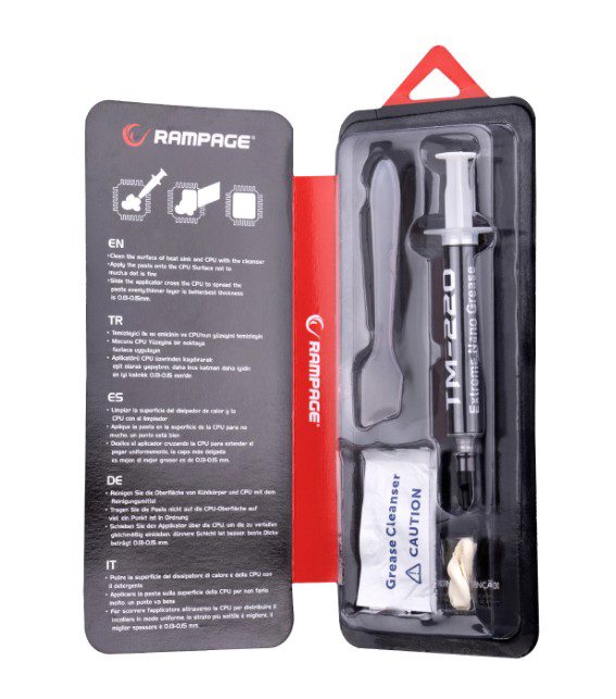 Rampage TM-220 2g 11w/m.K Gri Yüksek Performans Termal Macun - görsel 2