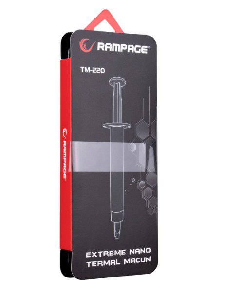 Rampage TM-220 2g 11w/m.K Gri Yüksek Performans Termal Macun - görsel 3