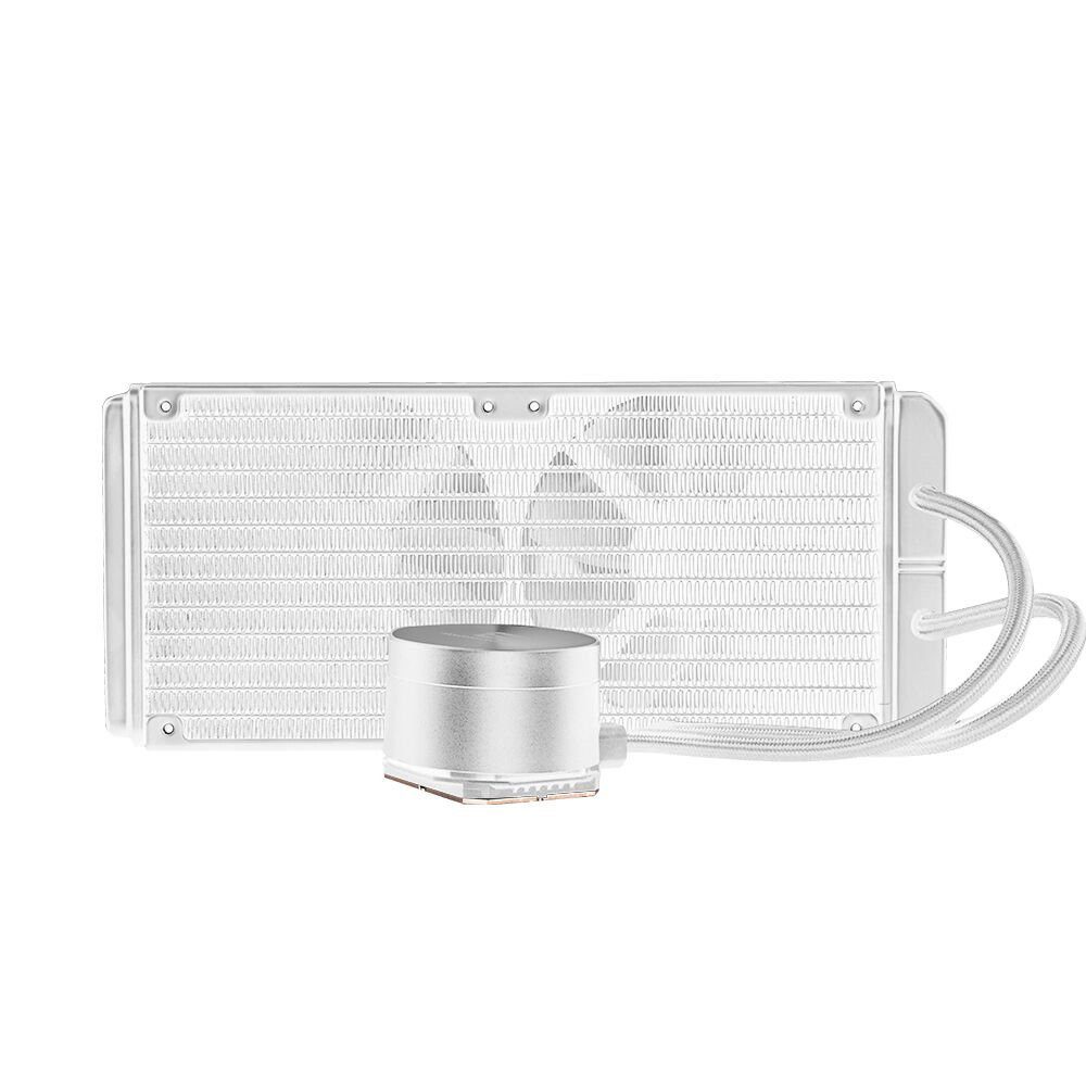 PowerBoost NOBLE 240W Rainbow Fanlı 240mm (LGA1700/AM4/AM5) Sıvı Soğutma Beyaz - görsel 3