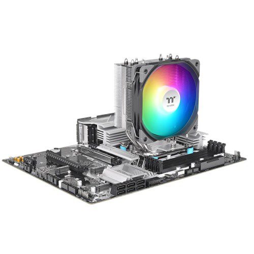 Thermaltake UX400-S 120mm ARGB Fan LGA1851/AM5 İşlemci Soğutucu (Siyah) - görsel 4