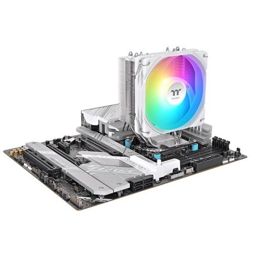 Thermaltake UX400-B 120mm ARGB Fan LGA1851/AM5 İşlemci Soğutucu (Beyaz) - görsel 4
