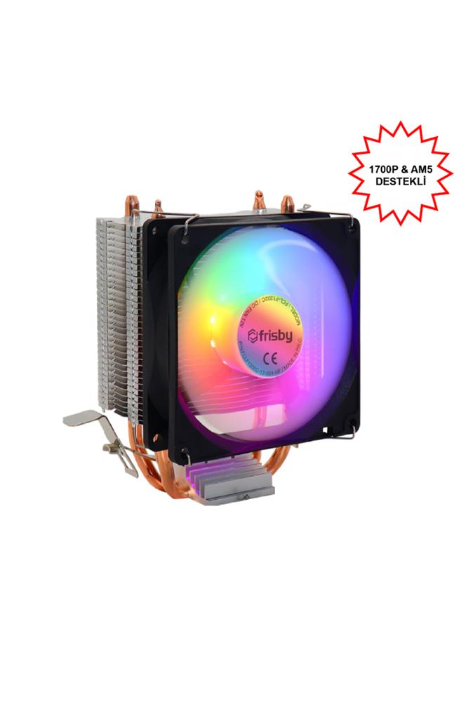 Frisby FCL-F1332C Intel 1366/115x/1200/1700-AMD AM2/AM2+/AM3/AM4/AM5 CPU FANI
