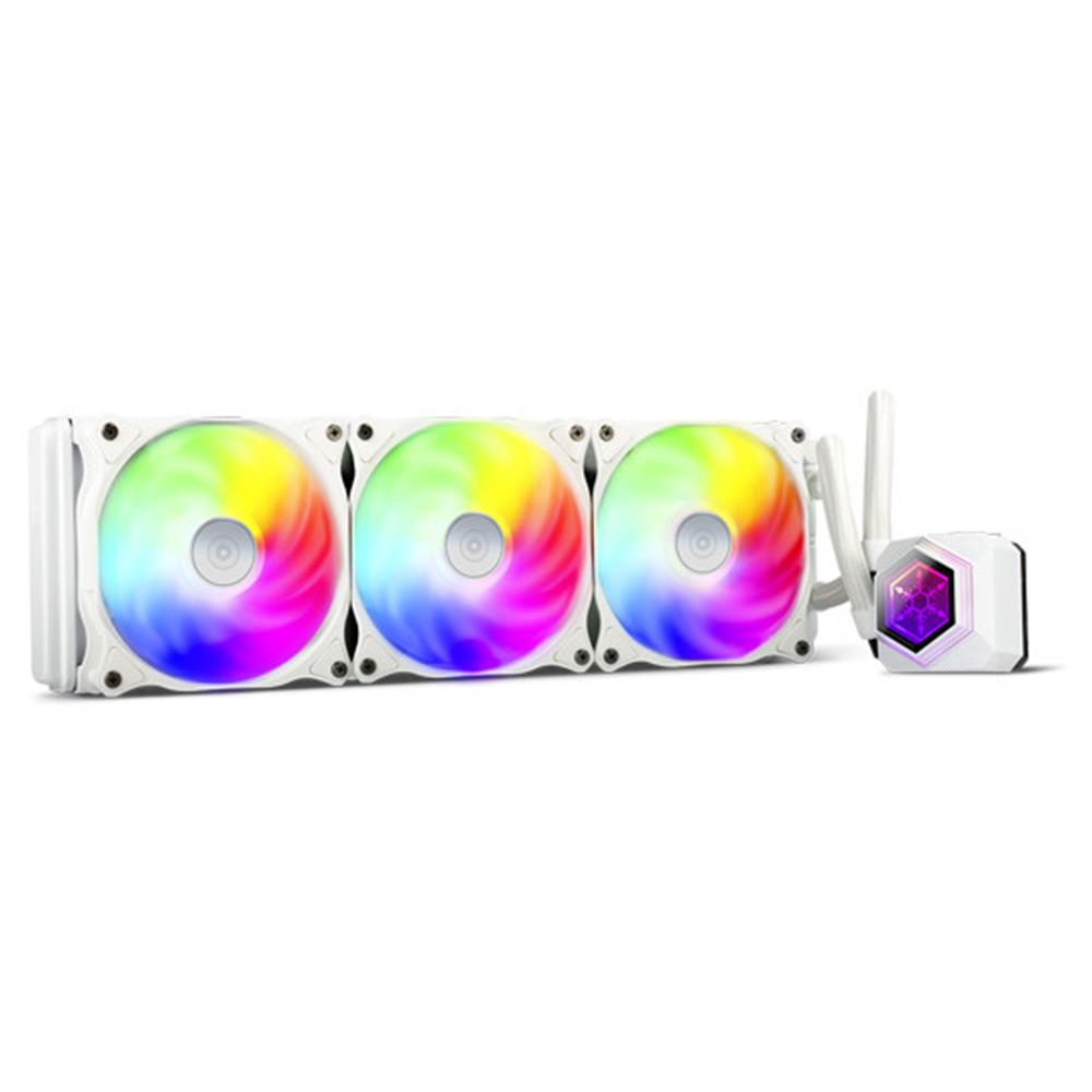 SilverStone SST-PF360W-ARGB-V2 ARGB Intel/AMD Uyumlu,360mm Radyatörlü, Sıvı İşlemci Soğutucu Beyaz - görsel 2