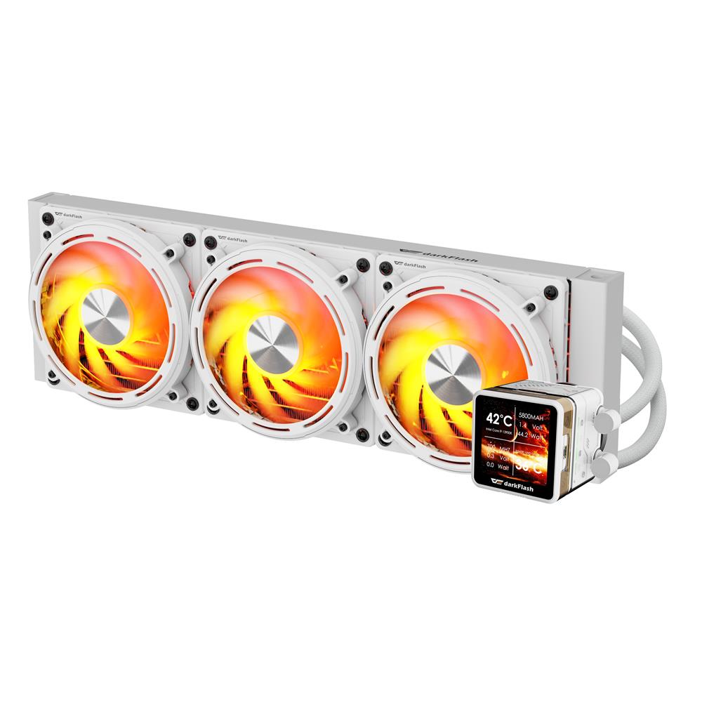 darkFlash DE360 AIO 360mm Liquid ntel/amd Beyaz Cpu Cooler