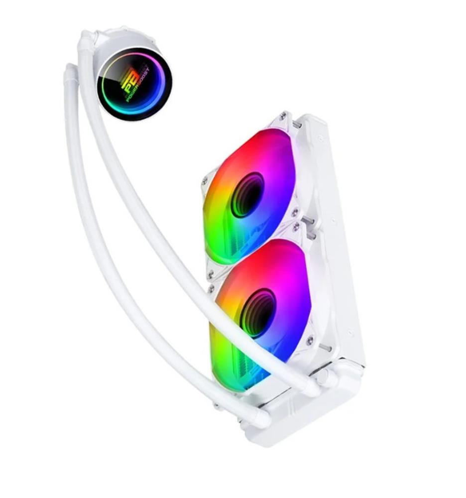 PowerBoost DEEP 240W ARGB Fanlı 240mm (LGA1700/AM4/AM5) Uyumlu Sıvı Soğutma Sistemi (Beyaz) - görsel 2