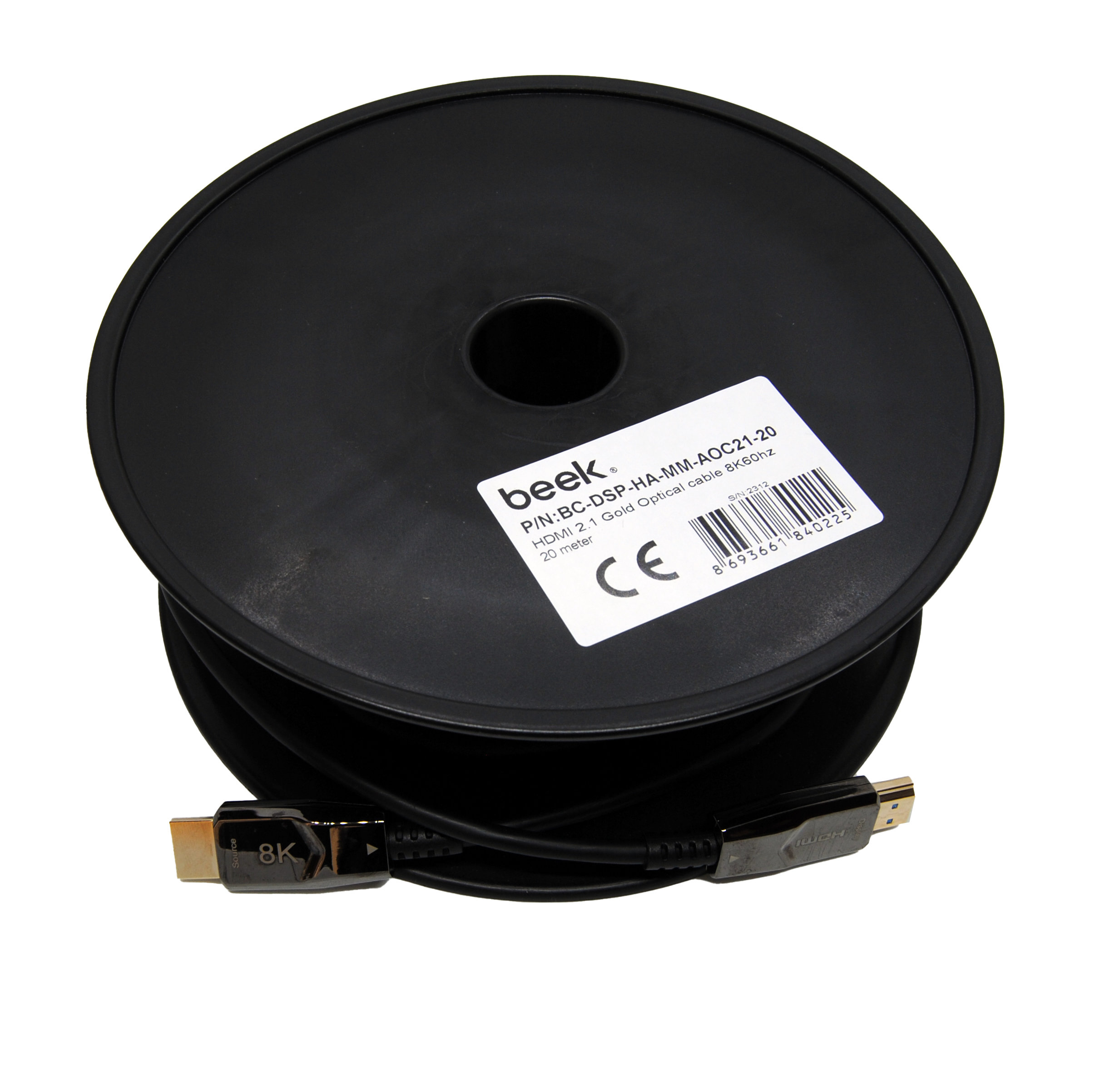 BEEK BC-DSP-HA-MM-AOC21-20 HDMI 2.1 Aktif Fiber Optik Kablo