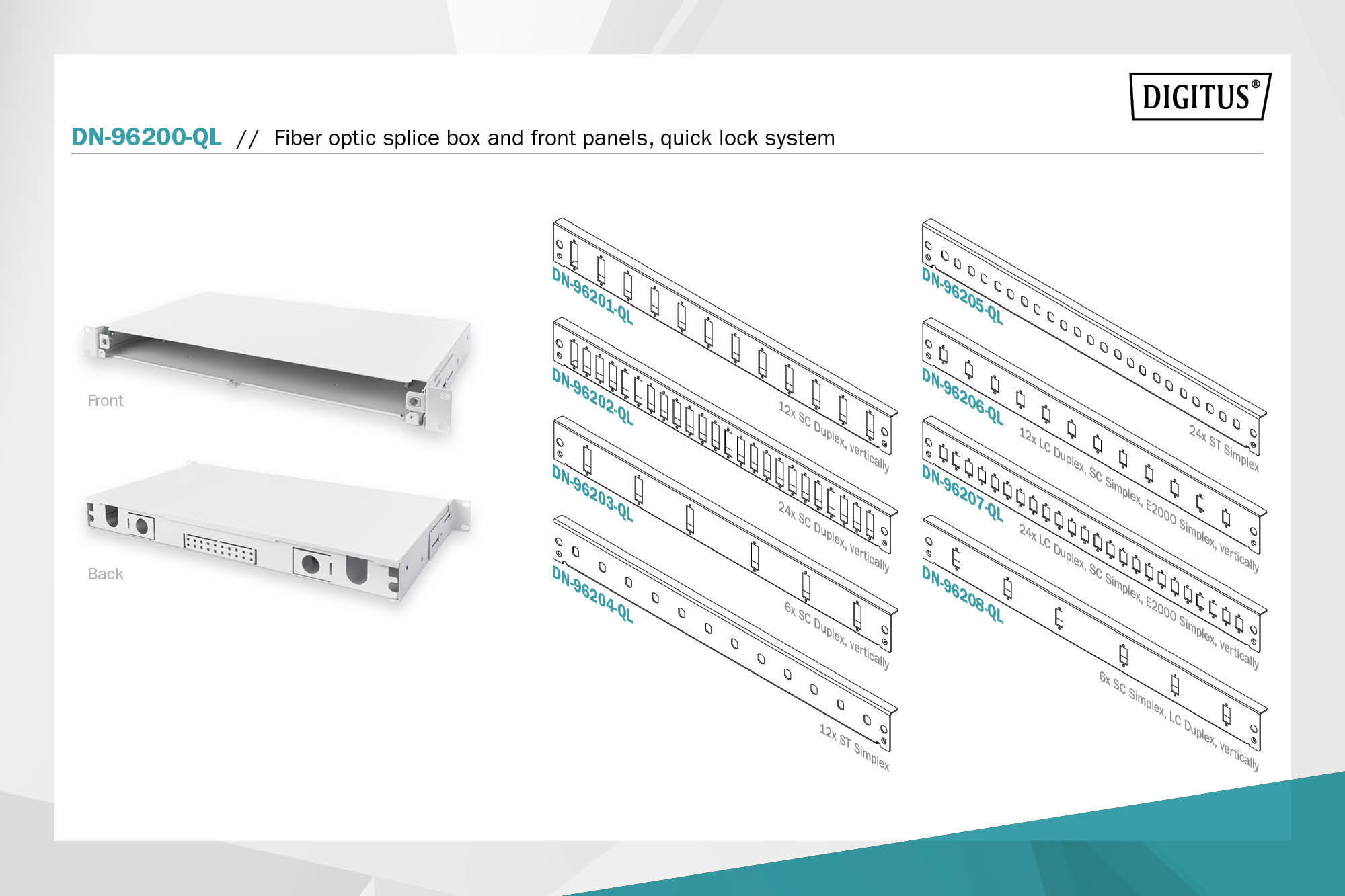 Digitus DN-96200-QL Ön Panel Haricen Temin Edilir - görsel 7
