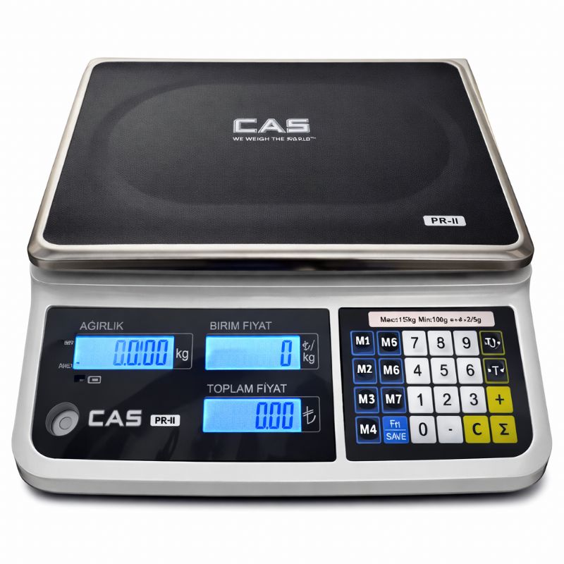 CAS PRII CB 15 kg. Onaylı Tartım Terazisi