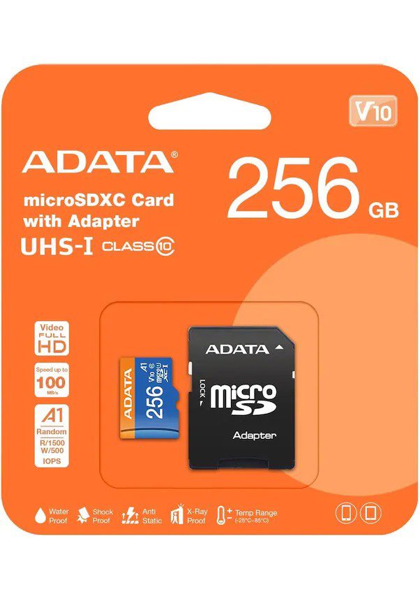 256GB Adata Premier Micro Kart SDHC U1/C10 AUSDX256GUICL10A1-RA1 - görsel 2