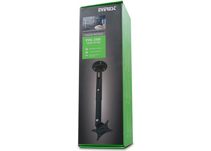 Everest PRJ-288 30-60cm Teleskopik Projeksiyon Askı Aparatı - görsel 3