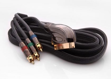 S-link SLX-M997 SCART TO 3RCA 2M Gold+Metal Kablo - görsel 3