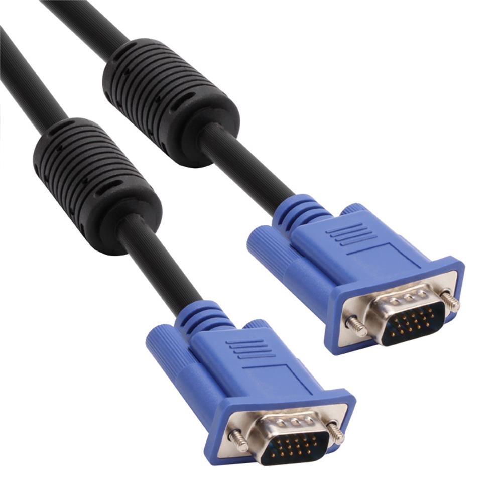 Vcom CG341AD-25.0 Mavi Konnektör Siyah 25MT Vga-M/Vga-M Kablo - görsel 2