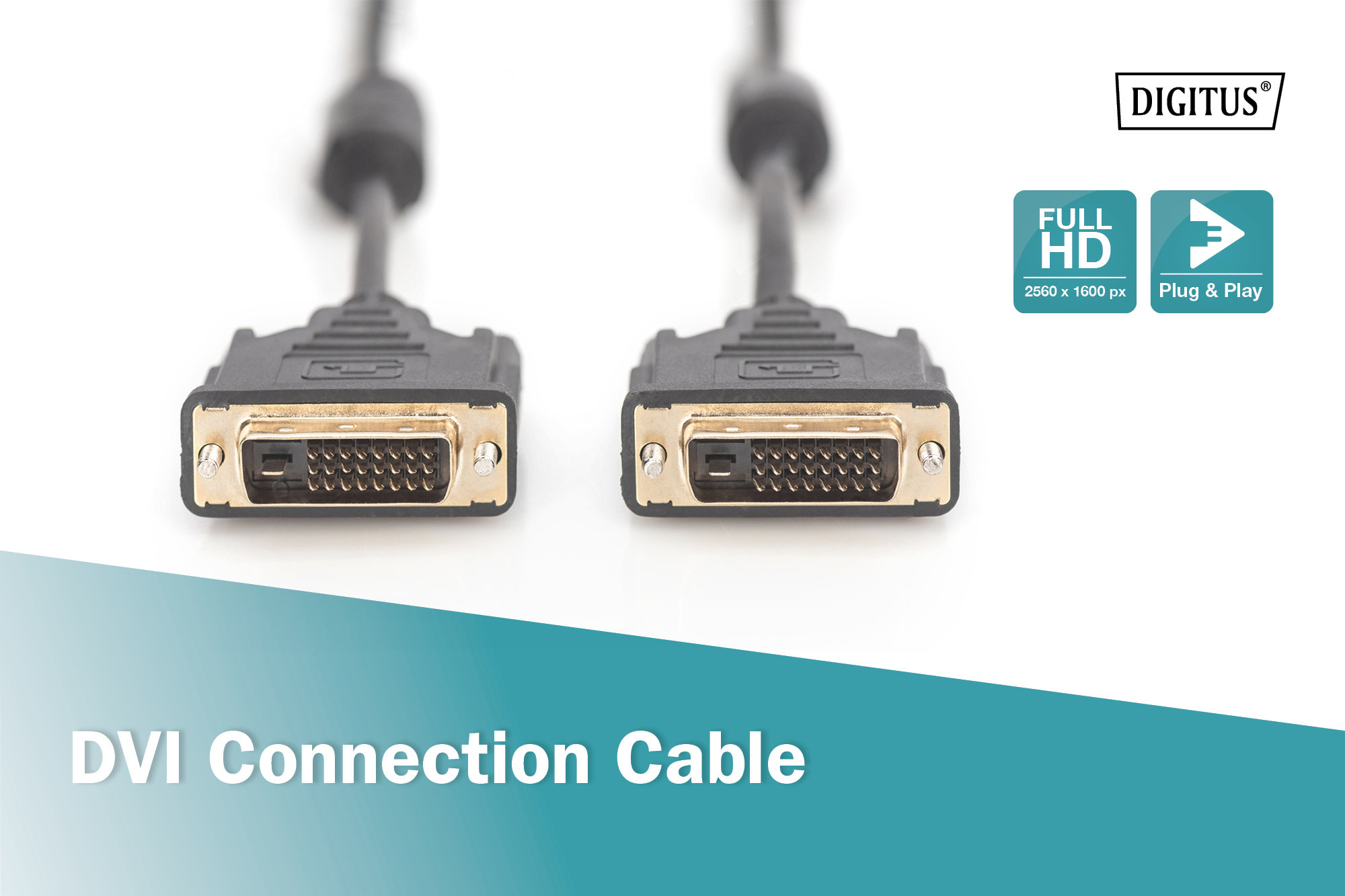 Digitus AK-320101-050-S DVI Bağlantı Kablosu - görsel 4