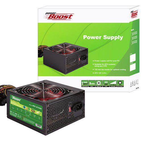 PowerBoost BST-ATX250R 250W Kırmızı ATX Power Supply - görsel 2
