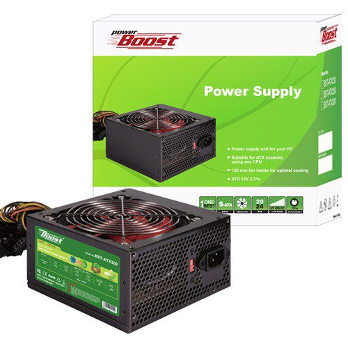 PowerBoost BST-ATX300R 300W Kırmızı ATX Power Supply - görsel 2