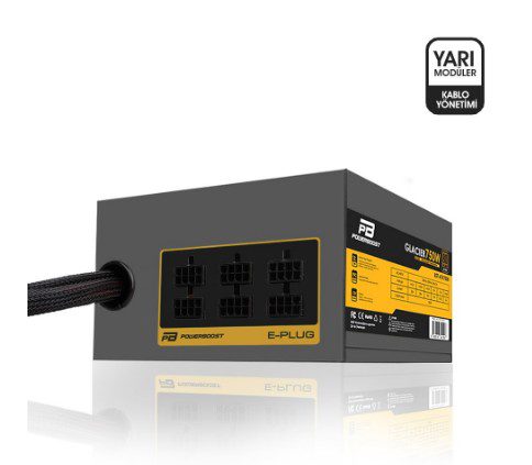 Powerboost BST-ATX750B 750W 12cm Fanlı ATX Psu - görsel 2
