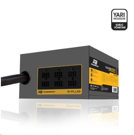 PowerBoost BST-ATX650B GLACIER 650w 80+ BRONZE Semi Modüler 12cm Fanlı ATX - görsel 3