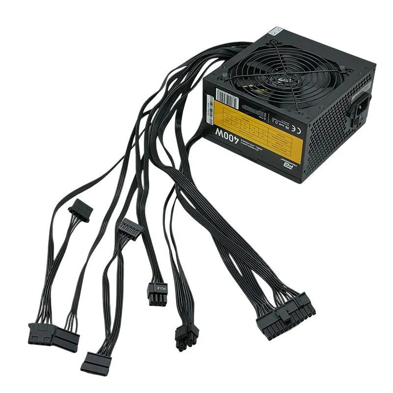 PowerBoost PB400LR 400W 1*PCI-E 6 Pin 12cm Siyah Fanlı ATX Power Supply - görsel 6