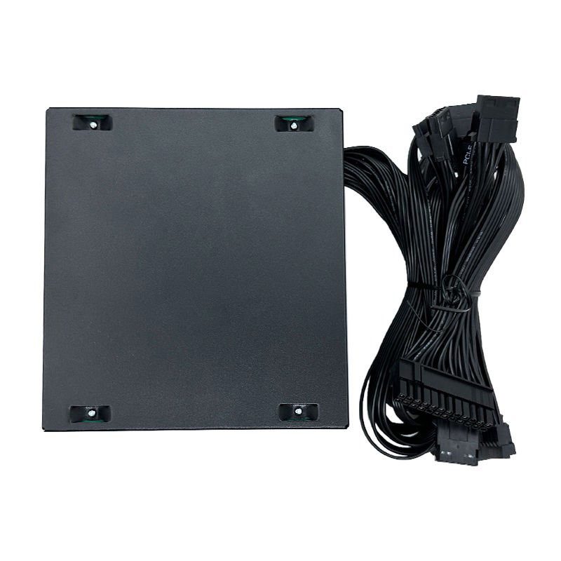 PowerBoost PB600AR 600W APFC 2*PCI-E 6+2 Pin 12cm Siyah Fanlı ATX Power Supply - görsel 6