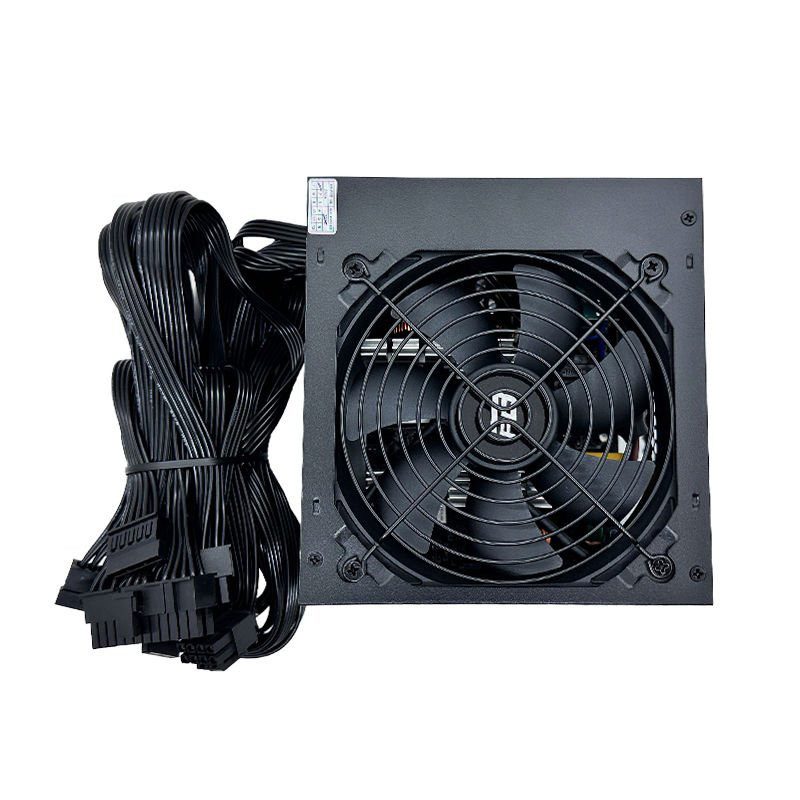 PowerBoost PB600WB 600W 80+ White APFC 4*PCI-E 6+2 Pin 12cm Siyah Fanlı ATX PSU - görsel 2