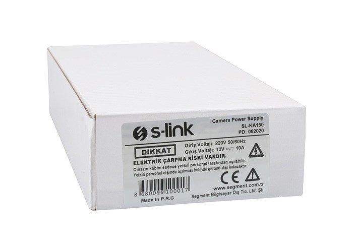 S-link SL-KA150 12V 10A Metal Kamera Güç Kaynağı - görsel 4