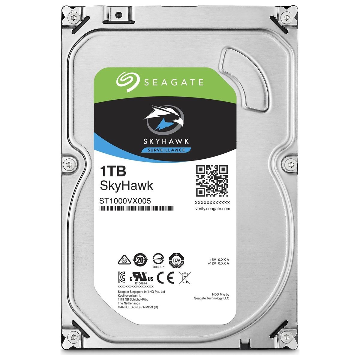 1 TB Seagate SKYHAWK 3.5'' Sata 256MB 5400RPM (ST1000VX013) 7/24 G.Disk Dist G - görsel 3