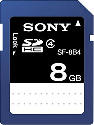 Sony 8 Gb Sdhc SF-8B4 Hafıza Kartı