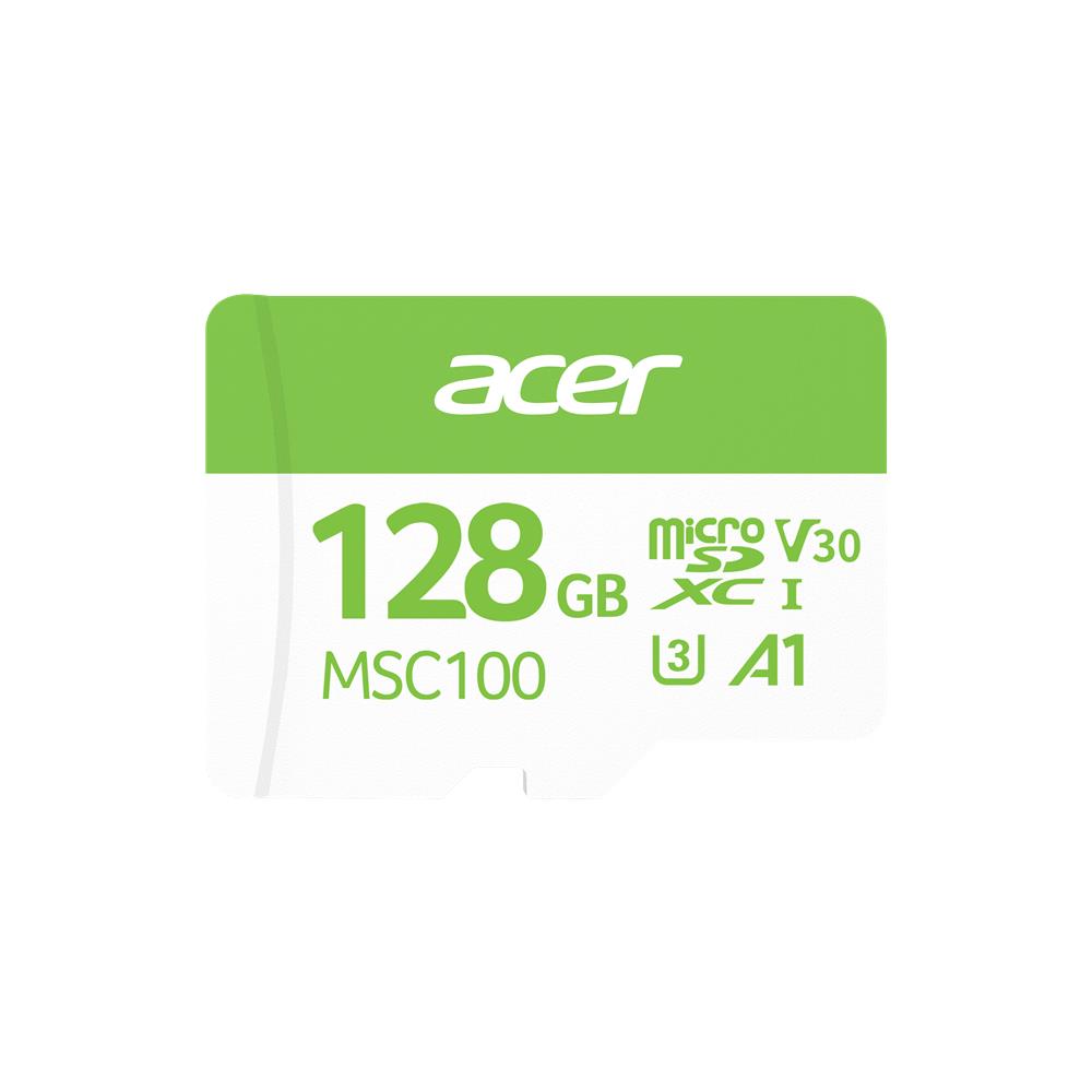 Acer MSC100 128GB microSD U3 V30 A1 Aksiyon Kamera & Güvenlik Kamerası Uyumlu - görsel 2