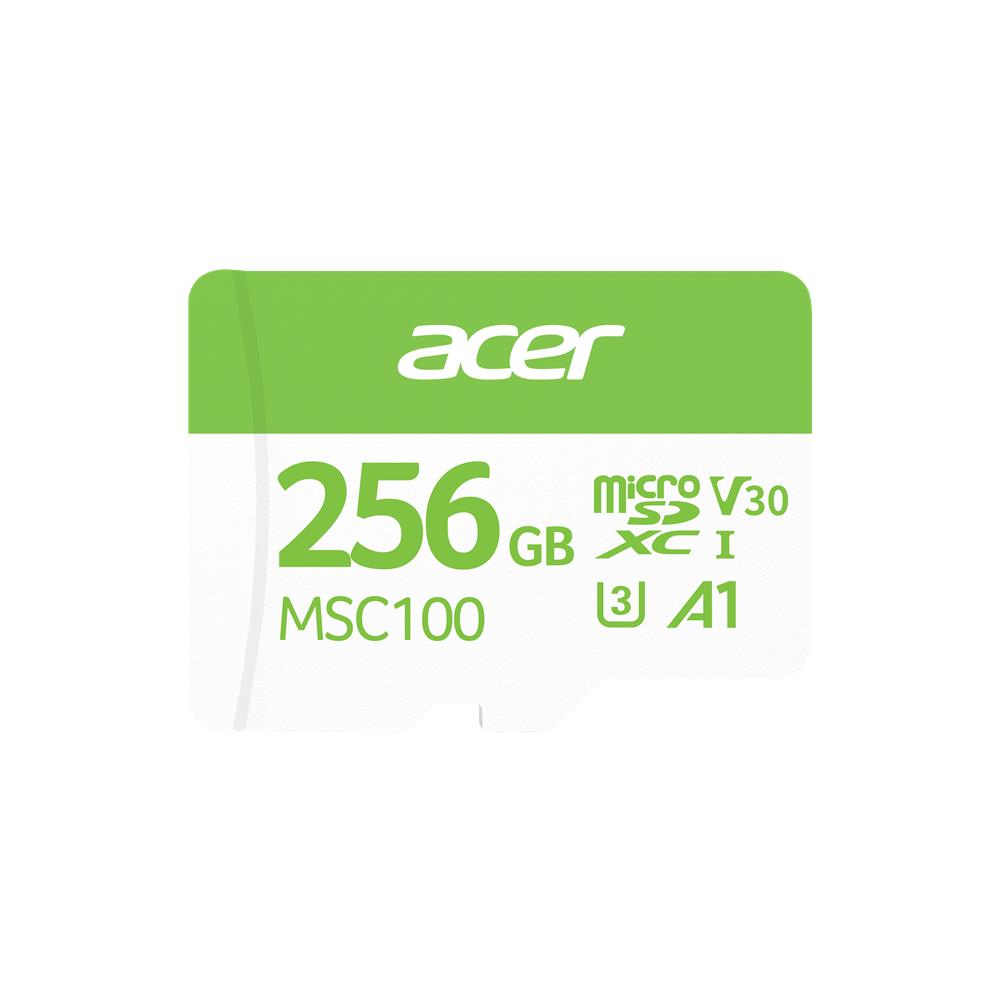 Acer MSC100 256GB microSD U3 V30 A1 Aksiyon Kamera & Güvenlik Kamerası Uyumlu - görsel 2