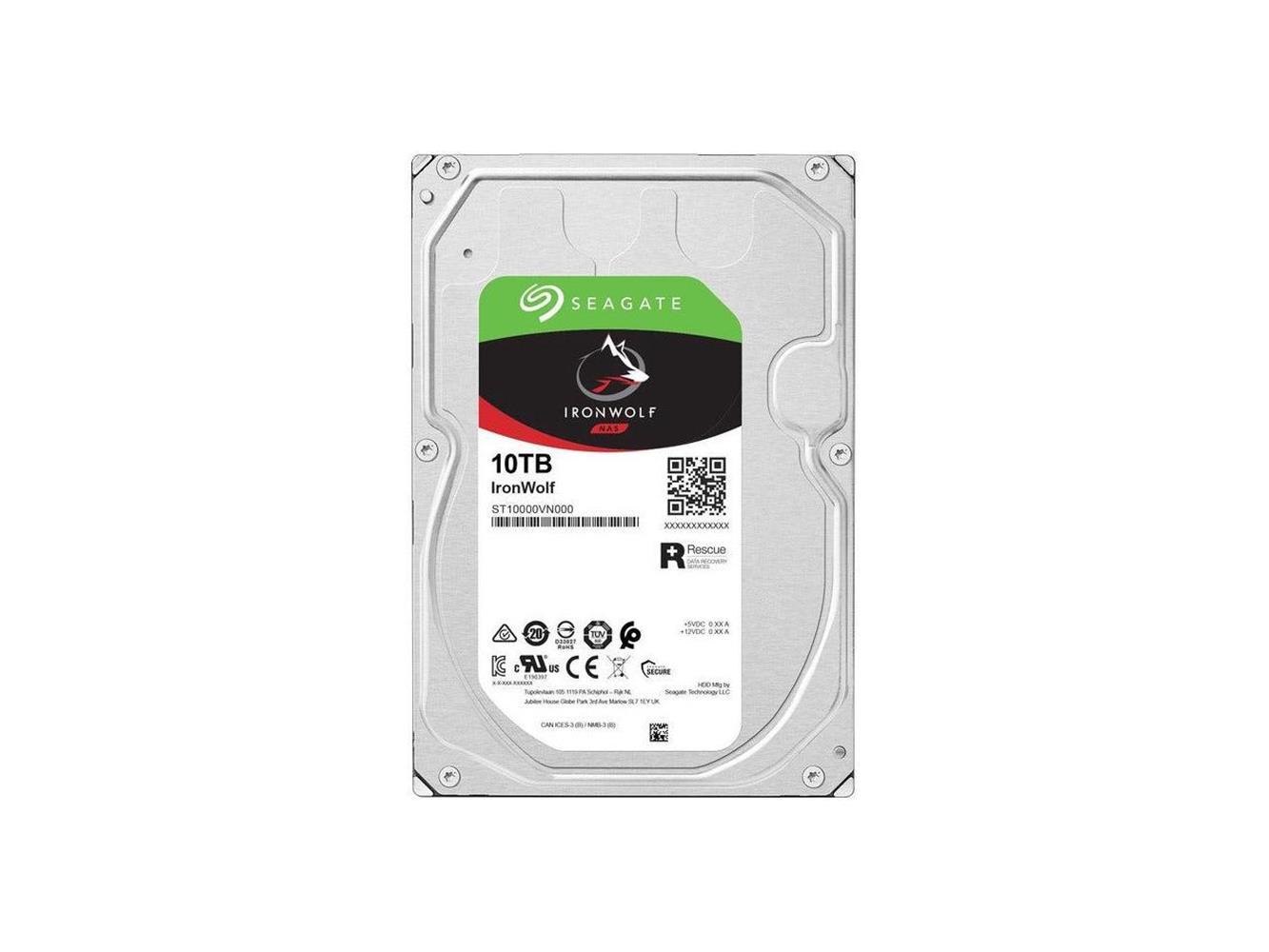 Seagate 10TB Ironwolf ST10000VN000 3.5" 256MB 7200 Rpm Nas Disk Harddisk (Koyuncu Distribitör Ürünü) - görsel 2