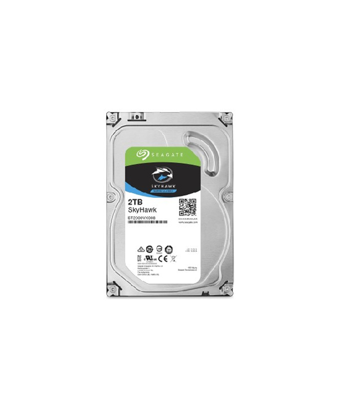 SEAGATE SKYHAWK 2 TB HDD 5900RPM SATA3 64MB 180MB/S 180TB/Y 7/24