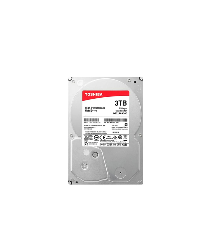3 TB HDD TOSHIBA 3.5 7200 SATA3 64MB DT01ACA300